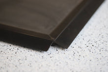 Load image into Gallery viewer, The Drop-N-Flop floor protector for DIYers and professional contractors.  The patented gasket system seals to your wall to prevent paint seepage.