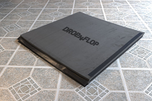 The Drop-N-Flop foldable and light weight floor protector for DIYers and professional contractors. 